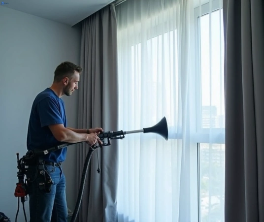 Professional commercial curtain cleaning process equipment Matty Curtain Cleaning bickley-vale-nsw
